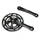 PEDALIER ROUTE STRONGLIGHT 9/10V. IMPACT NOIR 170mm 48-38-28 COMPATIBLE 8V. (AXE CARRE 115mm)