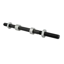 AXE DE ROUE CYCLO DIAM 10 x 100 x 168 mm ADAPTABLE MBK POUR FLASQUE DIAM 100mm -SELECTION P2R