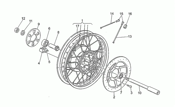 Roue arrière