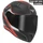CASQUE INTEGRAL ADX AI400 EVO NOIR/ROUGE MAT L (SIMPLE ECRAN) (ECE 22.06)
