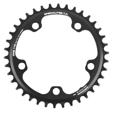 PLATEAU GRAVEL 5BRA D.110 POUR SHIMANO GRX MONO TA 110 ONE 38DTS COMPATIBLE SHIMANO/SRAM NOIR 10/11/(12V SRAM)