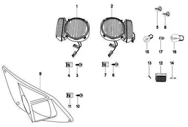 Eclairages avant - clignotants