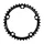 CHANRING FOR ROAD BIKE-5 arms- 39T. Ø130 -MIDDLE- BLACK -ALUMINIUM- MICHE 9/10 Speed (SHIMANO TYPE)