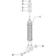 Suspension arrière - Amortisseur/s