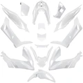 CARROSSERIE/CARENAGE MAXISCOOTER ADAPTABLE HONDA 125 PCX 2021> BLANC PERLE (KIT 14 PIECES) -P2R