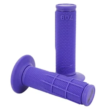 REVETEMENT POIGNEE PROGRIP MOTO OFF ROAD 709 SIMPLE DENSITE DIAMOND WAFFLE BLEU CLOSED END 115mm (AVEC LOCK ON - LIVRER AVEC 7 EMBOUTS 2T ou 4T) (CROSS/MX) (PAIRE)