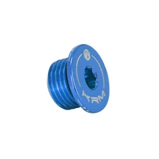BOUCHON D'HUILE 50 A BOITE KRM PRO RIDE POUR DERBI 50 SENDA, GPR (EURO 2, 3, 4) ALU CNC BLEU