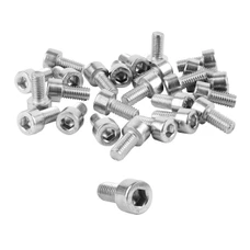 VIS CHC 6 PANS CREUX M5 x 10 mm CHROME (SACHET DE 25 PIECES) -P2R