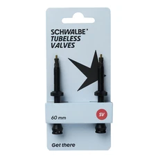 TYRE VALVE PRESTA - SCHWALBE TUBELESS 60 mm (PER 2) REMOVABLE CORE