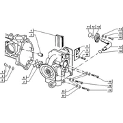 Tube pompe huile-culasse-fix. ensemble pompe