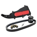 KIT ENTRETIEN MAXISCOOTER ADAPTABLE PIAGGIO 125 LIBERTY 2015>2022 (PACK 5 PIECES) -SELECTION P2R PREMIUM