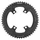 PLATEAU ROUTE 4BRA D.110 POUR SHIMANO ULTEGRA R8100/ DURA-ACE R9200/ 105 R7100 STRONGLIGHT DOUBLE 52DTS EXTERIEUR NOIR ALU 12V. POUR INTERIEUR 38DTS (PENSER A COMMANDER LE KIT INTRAVIS CORRESPONDANT)
