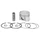 PISTON SCOOT ADAPTABLE PEUGEOT 50 TWEET 4T, VIVACITY 4T, SPEEDFIGHT 3 4T/SYM 50 MIO 4T, ORBIT 4T (DIAM 37 mm - AXE DE PISTON 10 mm) -SELECTION P2R