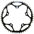 CHANRING FOR ROAD BIKE-5 arms- 53T. Ø130 -OUTER- BLACK -ALUMINIUM- 7075 STRONGLIGHT 9/10 Speed (SHIMANO TYPE)