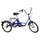 TRICYCLE FOR ADULT 20" BLUE - 5 SPEED WITH BASKET - MAX LOAD 100KGS WHEELBASE 0.80m -APPROVED NF30020