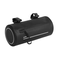 SACOCHE DE CINTRE/GUIDON VELO ZEFAL Z ADVENTURE F2 NOIR FIXATION VELCROS (250x D 120mm - 2.5L) - ZIP ET SACOCHE THERMOSOUDEES ETANCHES POUR GRAVEL - VTT - ROUTE
