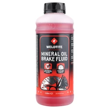 LIQUIDE DE FREIN / HUILE VELO WELDTITE MINERAL POUR SHIMANO/TEKTRO/MAGURA (BIDON 1L)