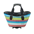 SINGLE BAG FOR BICYCLE-REAR- RACKTIME AGNETHA 2.0 MULTICOLORED - ON CARRIER (L 34cm x L 26cm x h 37cm) - COMPATIBLE RACKTIME SYSTEM SNAP-IT 2.0