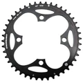 CHAINRING FOR MTB- Ø104 - 4arms-FOR TRIPLE- 44T. Ø104 OUTER BLACK STRONGLIGHT ZICRAL .Thickness 4 mm- 8/9 Speed.