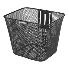 PANIER AVANT ACIER NID ABEILLE BASIL BREMEN NOIR (35x26x29 cm) -VENDU AVEC FIXATION POTENCE PLONGEUR