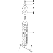 Suspension arrière - Amortisseur/s