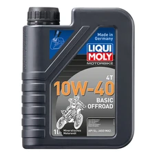 HUILE MOTEUR 4 TEMPS LIQUI MOLY MOTO BASIC OFFROAD 4T 10W40 (1 L) MINERALE