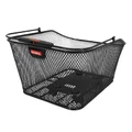 REAR BASKET - STEEL MESH- CITY KLICKFIX KORBKLIP - BLACK - CAN BE ADAPTED ON ANY CARRIER WITH CLIPS - 20Lt (41X31X21cm)