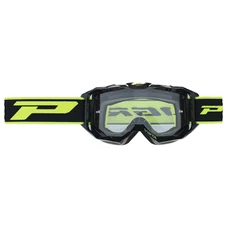 MASQUE/LUNETTES CROSS PROGRIP 3303 TR VISTA NOIR ECRAN TRANSPARENT ANTI-RAYURES/ANTI U.V./ANTI-BUEE (HOMOLOGUE CE-EN-N° AC-96025 REV.2)