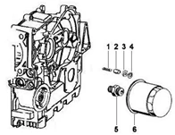 Couvercle volant magnetique - filtre à huile