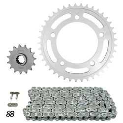 KIT CHAINE ADAPTABLE HONDA 500 CB X 2013>2015, CB X ABS 2013>2018, CBR R 2013>2017, CB F ABS 2013>2021 520 15x41 (DIAM COURONNE 112/138/12.5) (DEMULTIPLICATION ORIGINE) -AFAM
