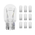 AMPOULE/LAMPE STANDARD 12V 21/5W CULOT W3x16D NORME W21/5W T20 WEDGE BLANC (COMPTEUR ET CLIGNOTANTS) (BOITE DE 10) -FLOSSER