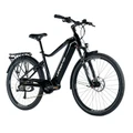 VELO ELECTRIQUE/VAE VTC 29 LEADER FOX DENVER 2024 HOMME NOIR BRILLANT 9V MOTEUR CENTRAL BAFANG M300 36V 80Nm BATTERIE 20Ah (22,5'' - H56cm - TAILLE XXL - POUR ADULTE DE 190cm à plus)