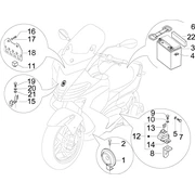 Relais - Batterie - Avertisseur sonore 