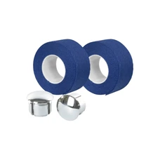 HANDLEBAR TAPE- VELOX TRESSOSTAR 90 -COTTON- BLUE FRANCE 20mm x 2,80M (PAIR ON BLISTER)