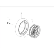 Roue arrière