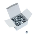 ECROU 6 PANS NYLSTOP/FREIN  M8  (BOITE DE 100 PIECES)  (816000)  -ALGI-