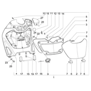 Coffre avant - Contre-tablier