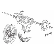 Roue arrière