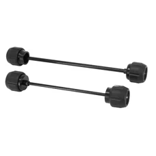 PROTECTION AXE DE ROUE AVANT/ARRIERE MAXISCOOTER POUR HONDA 750 X-ADV ALU NOIR (PAIRE)  -AVOC-
