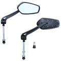 RETROVISEUR SCOOT REPLAY X-RUN CARBONE MAT (PAIRE)