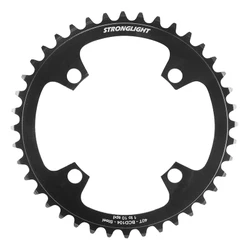 PLATEAU VAE/E-BIKE 4BRA D.104 POUR BOSCH / BROSE / YAMAHA / BAFANG / SHIMANO /SRAM STRONGLIGHT 40DTS MONO NOIR ACIER 10/9/8V.