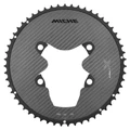 PLATEAU ROUTE 4BRA D.110 POUR SHIMANO DURA ACE R9200 MICHE 55DTS EXTERIEUR NOIR 12V. ALU, CARBONE 3K (poids 127 g) -X2 RD R92