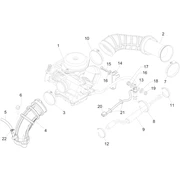 Carburateur complet - Raccord d'admission