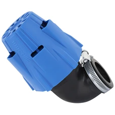 FILTRE A AIR POLINI BLUE AIR BOX BLEU FIXATION COUDEE 90- DIAM 32 (203.0182)