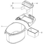 Logement casque - Dessous de selle