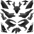 CARROSSERIE/CARENAGE MAXISCOOTER ADAPTABLE HONDA 350 ADV 2022>2024 NOIR MAT (KIT 15 PIECES) -P2R