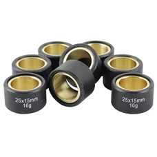 GALET/ROULEAU MAXISCOOTER MAGNETI MARELLI 25x15  16,0g  (x8)  POUR YAMAHA 500, 530, 560 TMAX, 400 MAJESTY/KYMCO 550 AK/PEUGEOT 400 METROPOLIS
