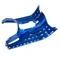 FOOTREST "PIAGGIO GENUINE PART" 125-300 VESPA GTS BLUE 261/A  -65663700DQ-