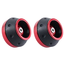 ECROU PROTECTION ANTICHUTE FIXATION MOYEU POUR TROTTINETTE METAL ROUGE -SELECTION P2R