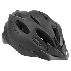 CASQUE VELO ADULTE NEWTON ROUTE/VTT SPORT NOIR MAT IN-MOLD FERMETURE BOUCLE FIDLOCK TAILLE 58-61 AVEC VISIERE ET LOCK (VENDU EN BOITE)